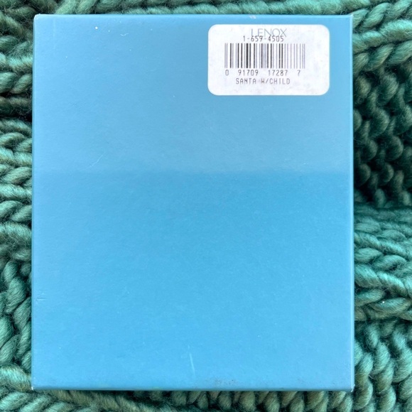 Vintage 1991 LENOX Ornament SANTA with CHILD - SANTA PORTRAIT SERIES - Picture 3 of 6